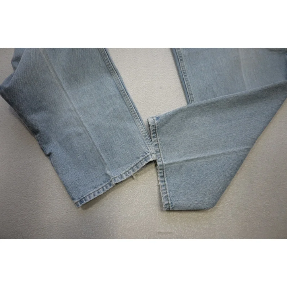Levi's Straight Leg Jeans Mens 40x32 Light Blue Denim Casual Classic Rugged